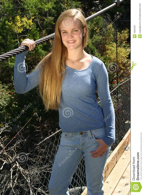 Casual Outdoor Teen Girl Stock Image Image Of Assured 1625427
