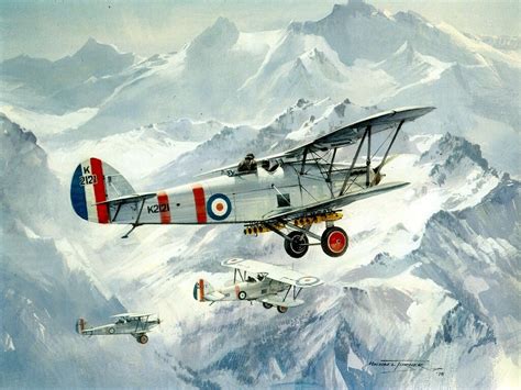 1930 Hakwer Hart Over Himalaya No 11 Sqn Michael Turner Vintage