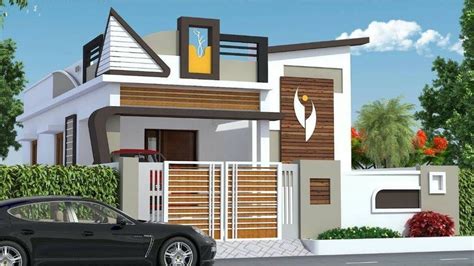 Latest Single Floor House Design Indian House Single Floor Front Elevation Plan N Design