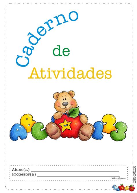 Atividades 1º Ano Ideia Criativa Gi Carvalho Educação Infantil