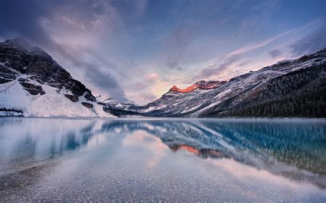 3840x2400 Sunrise At Bow Lake Canada 8k 4k Hd 4k Wallpapers Images