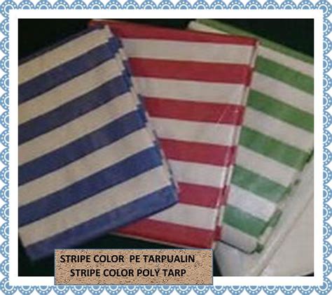 China Stripe Color Pe Tarpaulin Poly Tarp Photos And Pictures Made In