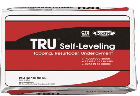 Rapid Set Tru Self Leveling Overlay From Cts Cement Manufacturing Corp