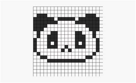 Panda Pixel Art Grid Cute Canvas Universe