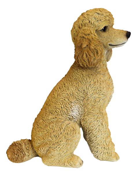 Large Realistic Groomed Brown Poodle Statue 185h Animal Pet Pal Pood