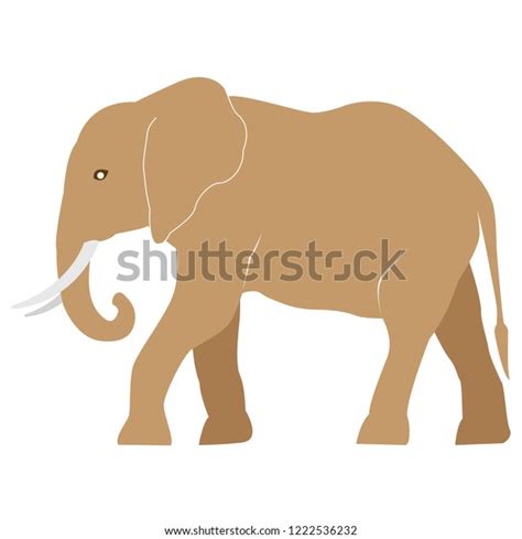 Elephant Nature African Stock Vector Royalty Free 1222536232
