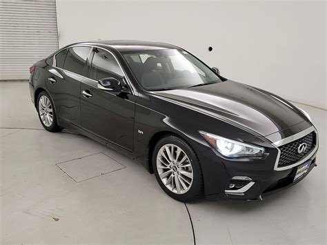 Used Infiniti Q50 Black Exterior For Sale