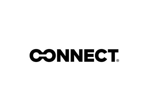 Connect Logo Typographic Logo Design Logo Design Creative Word Mark