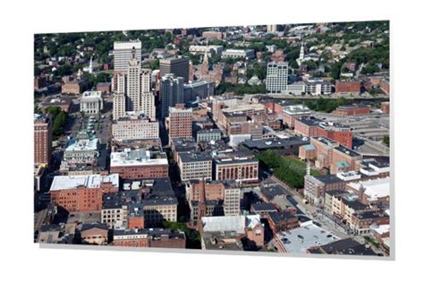 Aerial Of Downtown Providence Rhode Island