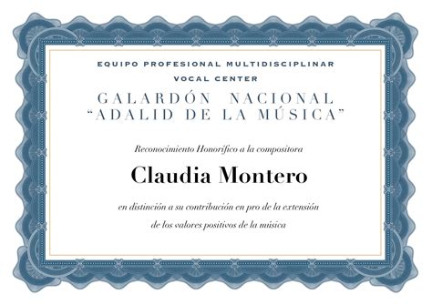 Get the latest player stats on claudia monteiro including her videos, highlights, and more at the official women's tennis association website. La brújula del canto: 📢 Claudia Montero, Galardón Nacional ...