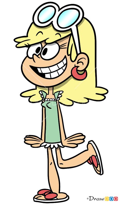 How To Draw Leni Loud The Loud House