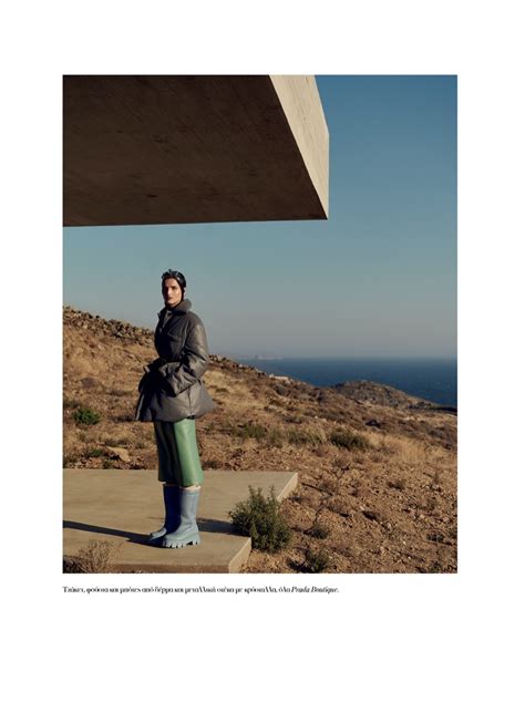 Katlin Aas Models Enchanting Looks For Vogue Greece Vogue Editorial