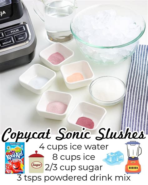 Copycat Sonic Slushes Recipe 5 Minute Recipe Easy Budget Recipes