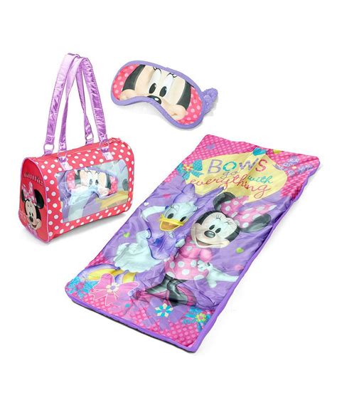 Minnies Bow Tique Minnie Mouse Slumber Party Sleeping Bag Set Nwt