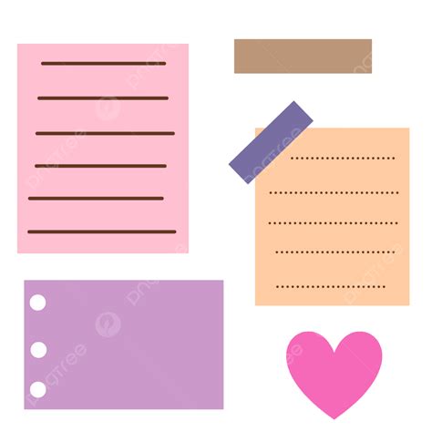 Cute Sticky Note Png Transparent Cute Printable Sticky Note Planner