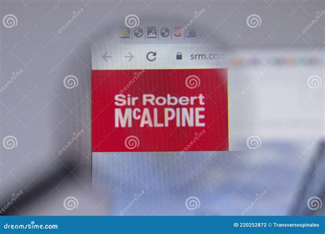 Los Angeles California Usa 1 June 2021 Sir Robert Mcalpine Logo Or