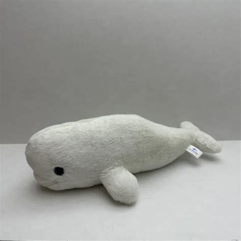 Sea World Soft White Beluga Whale 15 Plush Stuffed Animal Toy Seaworld