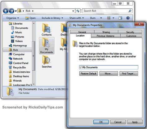 How To Move The My Documents Folder To A Usb Flash Drive