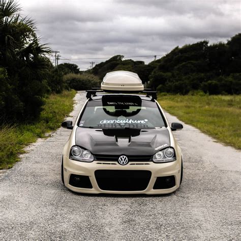 Stanced Vw Golf Mk5 With A Thunder Bunny Body Kit