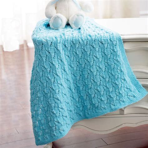 Bernat Staggered Squares Blanket Yarnspirations Baby Knitting