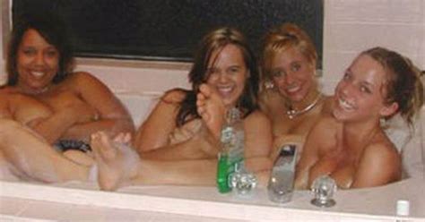 Innocent Picture Of Women In Bath Has Sinister Secret