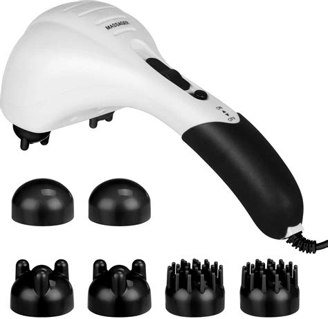 Cotsoco Handheld Back Massager Double Head Electric Full Body Massager Deep Tissue