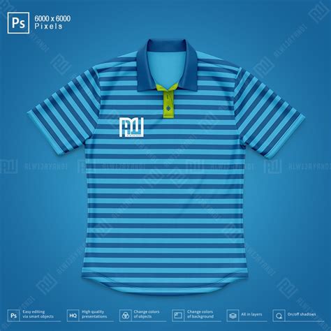 Jual Mockup Jersey Kerah Polo Realistic Resolusi X Pixels Front Shopee Indonesia