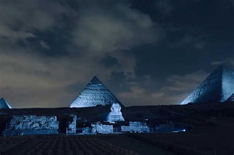 Egypt Lights Up Giza Pyramids In Blue To Mark 75th Anniversary Of Unicef Foreign Affairs