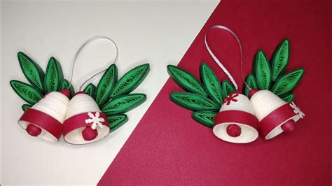 Quilling Christmas Bell Tutorial Christmas Ornaments Step By Step