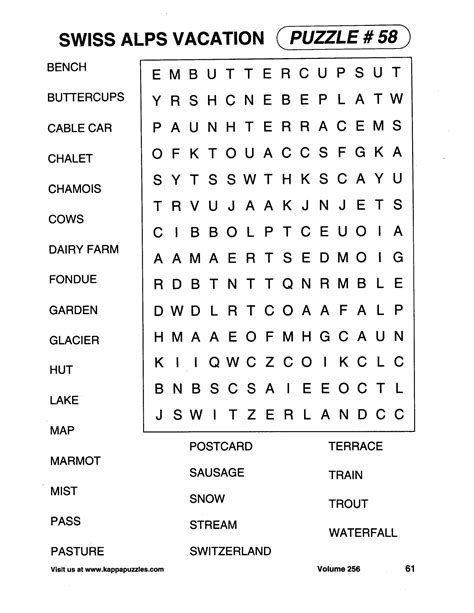 Large Printable Word Searches For Adults Word Search Printable