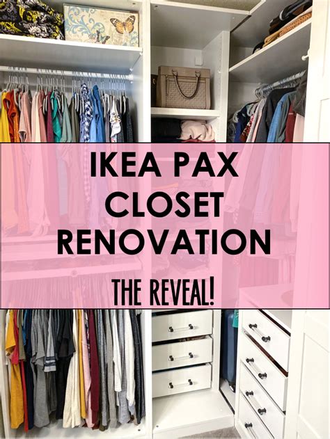 Ikea Pax Closet Renovation The Reveal With Before And Afters