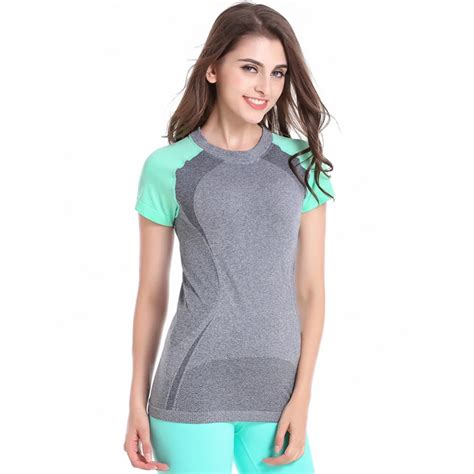 Buy Women Sport T Shirt Fitness Running Athletic Apparel Tee Workout Quick Dry