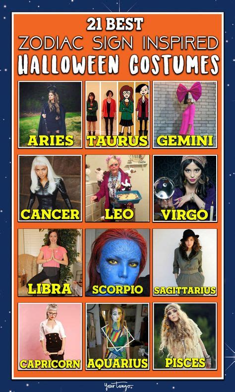 21 Best Zodiac Sign Inspired Halloween Costumes For Women And Couples Best Zodiac Sign Zodiac