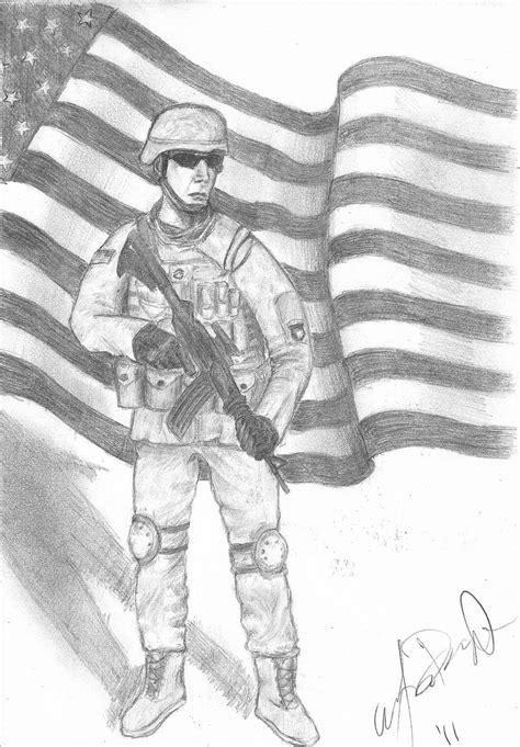 Https://techalive.net/draw/how To Draw A American Soldier
