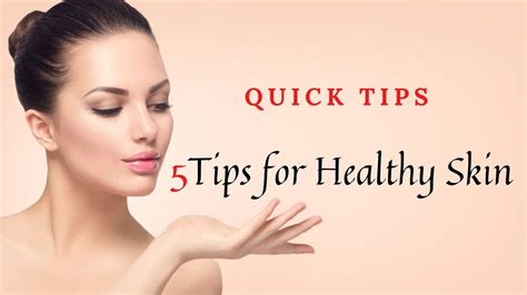 How To Keep Your Skin Healthy Lets Get It Started5 Tips For Healthy