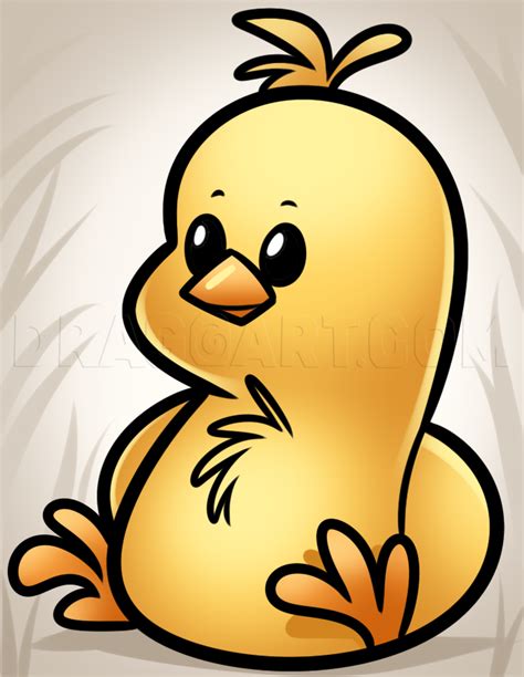 Https://techalive.net/draw/how To Draw A Baby Chick Dragoart