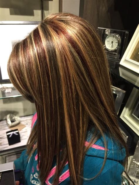 Blonde Hair With Brown Lowlights And Red Highlights
