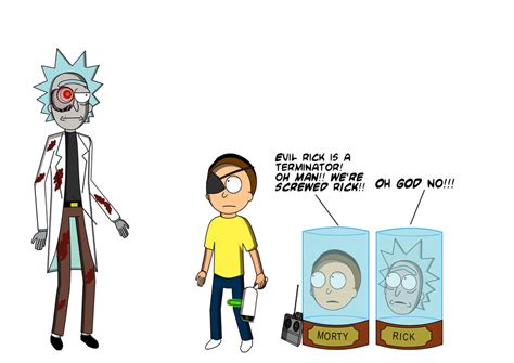 Evil Rick And Evil Morty Rick And Morty Fanart By Thefifthdoctorfivey