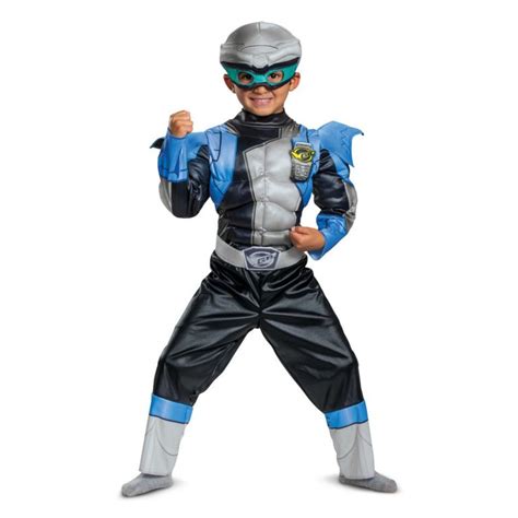 Disfraz Power Ranger Azul Infante 2020 Deluna Disfraces