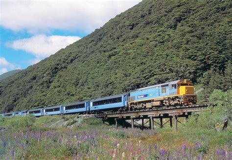 Tranzalpine Train New Zealand Took This Train Across Southern Island