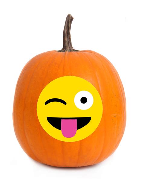 Let Your Pumpkins Speak To You With Emoji Decals Pumpkin Carving