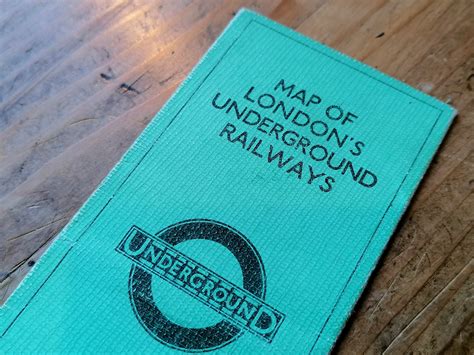 1928 London Underground Pocket Map Fh Stingemore Iconic Antiques