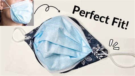 easy surgical face mask cover no gap face mask hacks youtube