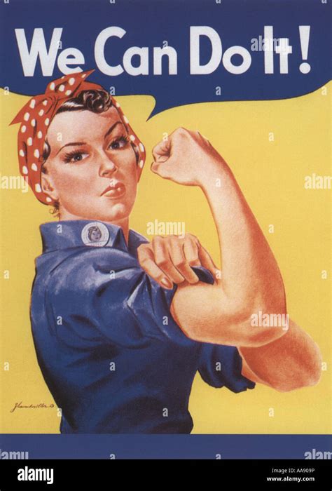 Wwii Era Poster For Women To Help The War Effort Stock Photo Alamy