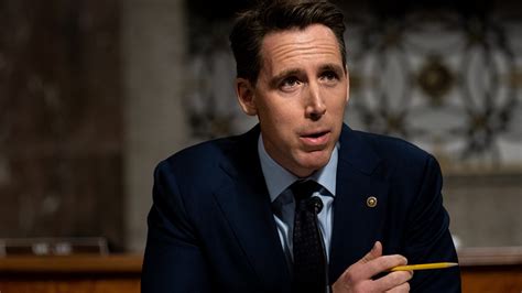 Josh Hawley Vilified For Exhorting Jan 6 Protesters Is Not Backing