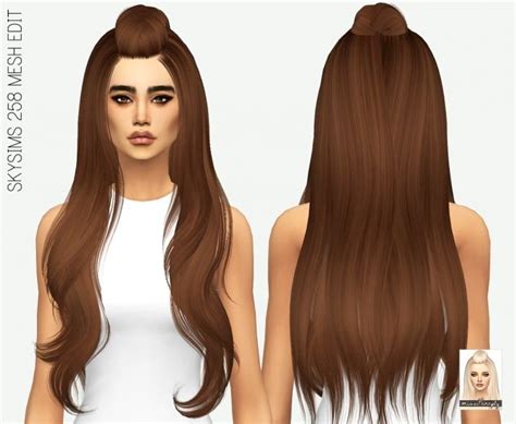Sims 4 Hairs Miss Paraply Skysims Robert Mesh Edit So