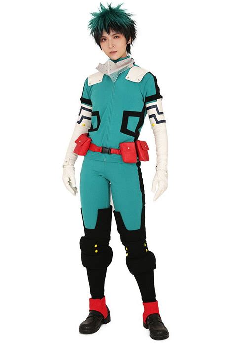My Hero Academia Midoriya Izuku Deku Cosplay Costume Gamma Battle Suit
