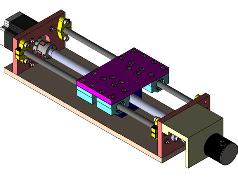 Linear Motion D Cad Model Library Grabcad