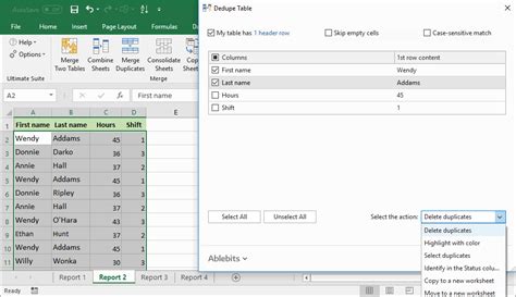 How To Dedupe Excel Worksheets Show And Delete Duplicates