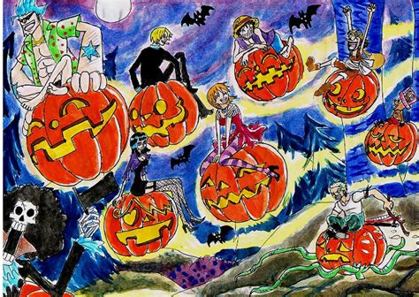 One Piece Halloween By Heivais On Deviantart